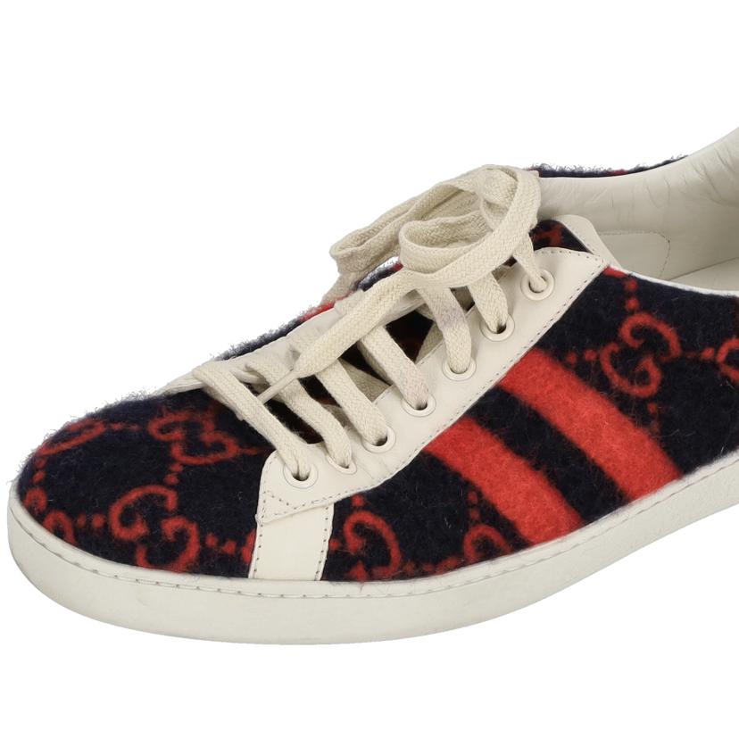 ＧＵＣＣＩ グッチ/ＧＧウ－ル／ロ－カットスニ－カ－/548695//Bランク/75