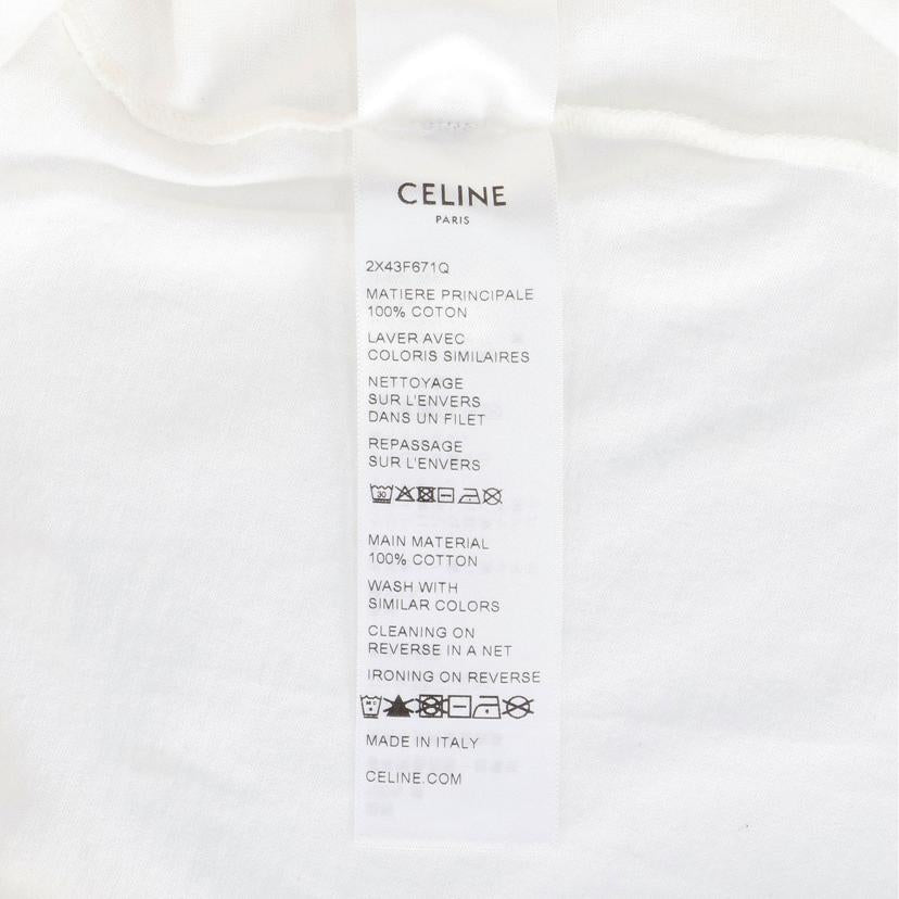 ＣＥＬＩＮＥ CELINE/ルーズＴシャツ／コットンジャージー／白/2X43F671Q//サイズ　S/SAランク/75