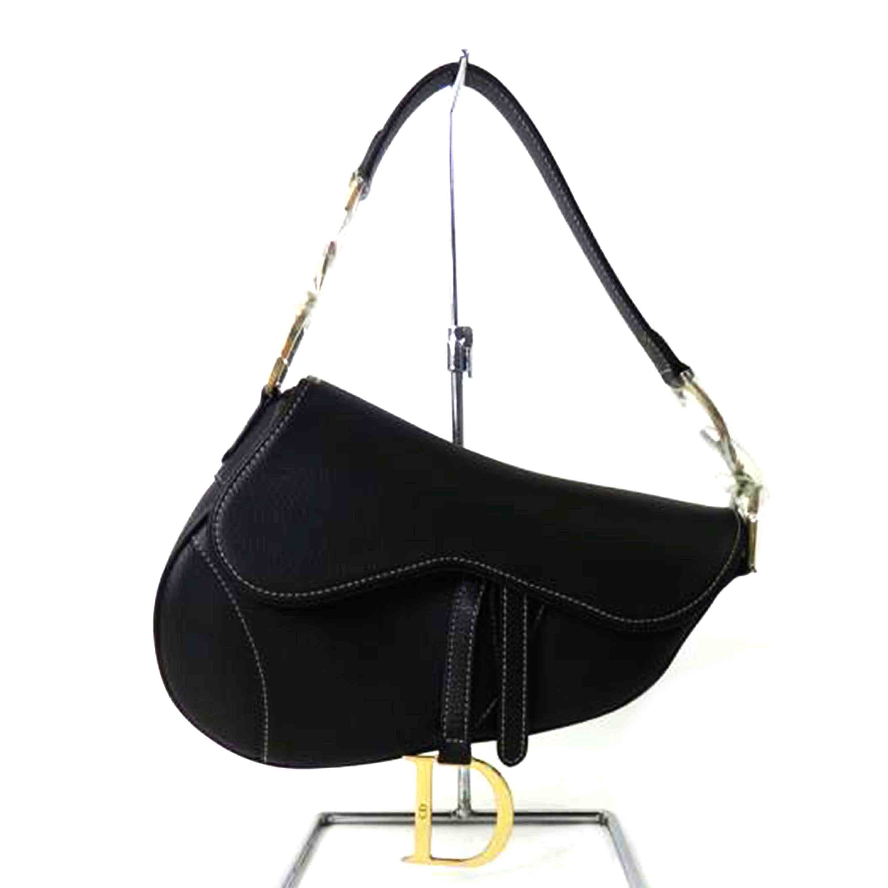 ディオール トロッター チェーン ハンドバッグ レザー ブラック ヴィンテージ ディオール トロッター チェーン ハンドバッグ レザー ブラック