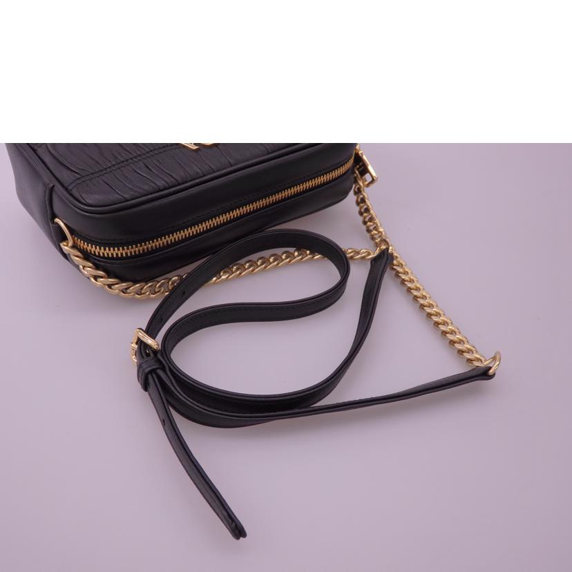 ＰＲＡＤＡ プラダ/ナッパ　ゴーフルチェーンショルダーバッグ/1BH112//Aランク/76