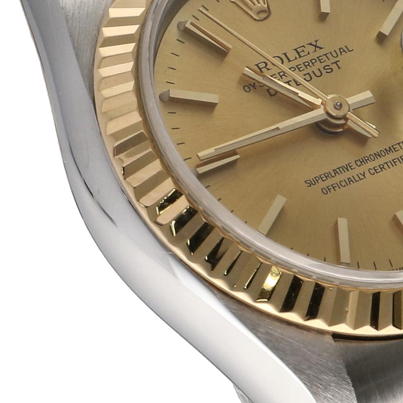 ＲＯＬＥＸ ロレックス　1993年頃製造　オーバーホール済　新品仕上済　コンビ　 ジュビリーブレス/デイトジャスト・レディース・ＳＳ×ＹＧ／Ｓ番/69173//S57**********/Aランク/75