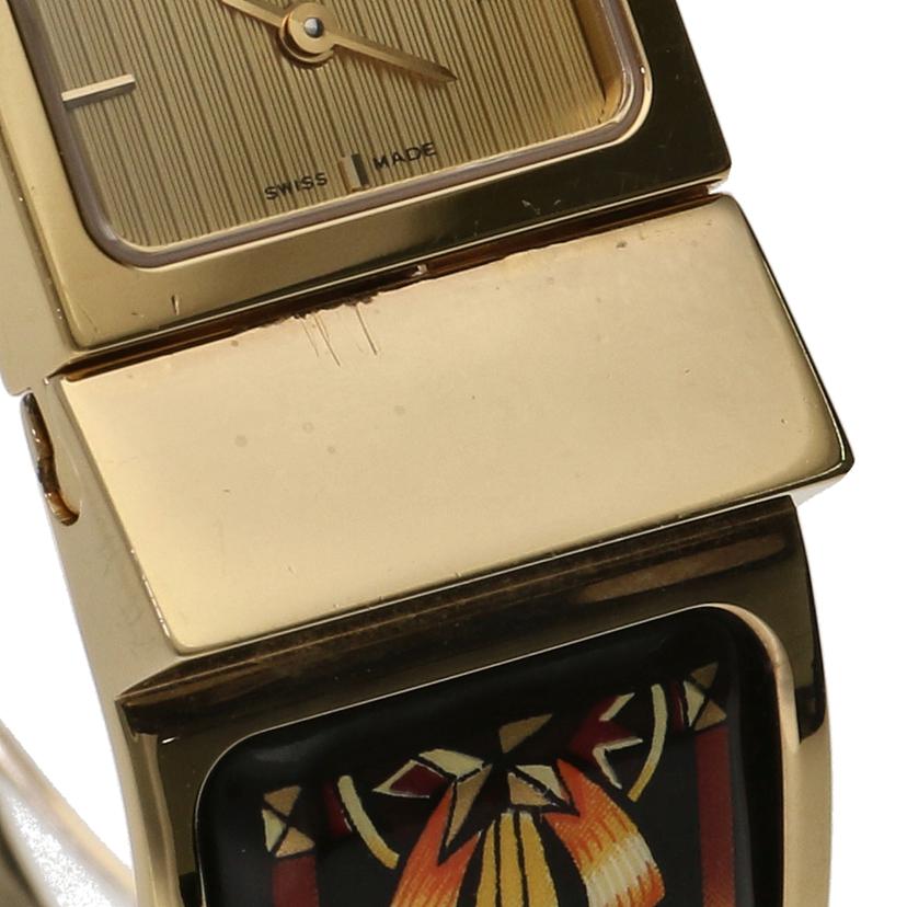 ＨＥＲＭＥＳ エルメス/ロケ・バングルウォッチ・七宝焼／レディース／クオーツ/9261180997103//104****/Aランク/75
