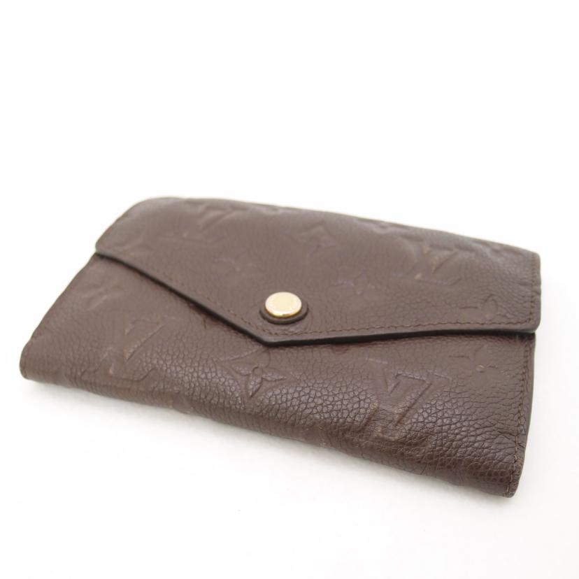 ＬＯＵＩＳ　ＶＵＩＴＴＯＮ ルイ・ヴィトン　ビトン　三つ折り財布　ブラウン　茶　レディース　メンズ/ポルトフォイユ・キュリーズコンパクト／アンプラント／テール/M60543//SP2***/ABランク/69