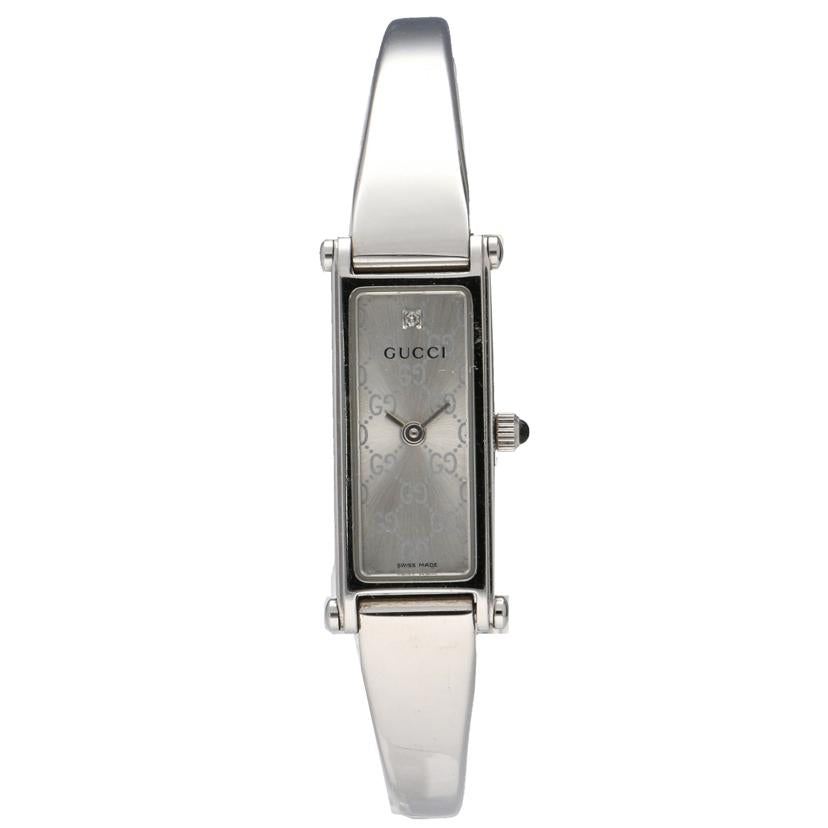 ＧＵＣＣＩ グッチ/バングルウォッチ・ＧＧシルバー１Ｐダイヤ／クオーツ/1500L//140*****/ABランク/75