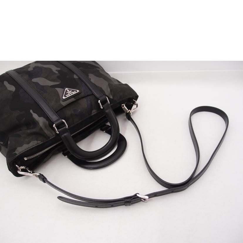 ＰＲＡＤＡ　 プラダ　ハンドバック　ナイロン　迷彩　ショルダーバッグ　トートバック　斜め掛け　肩掛け　レディース/カモフラージュ２ｗａｙハンド／カーキ/BN2791//58C****/Aランク/69