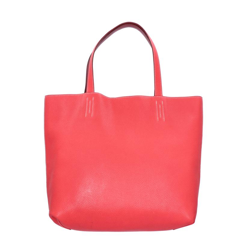 ＨＥＲＭＥＳ エルメス　トートバッグ　ハンドバッグ　2000年頃製造/ドゥブルセンス／トリヨンクレマンス／ルージュカサック／弊社見立て/062270CA//□D刻印/ABランク/75