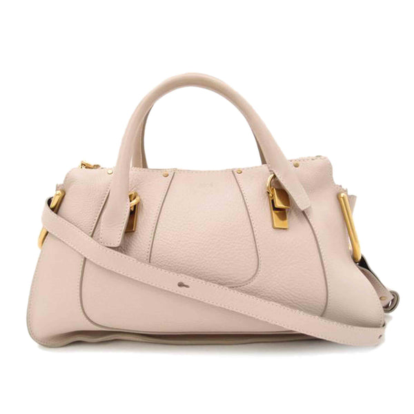 ハンドバッグ　Chloe Chloe/クロエ】 ハンドバッグ パイソン ベージュ系 レディース