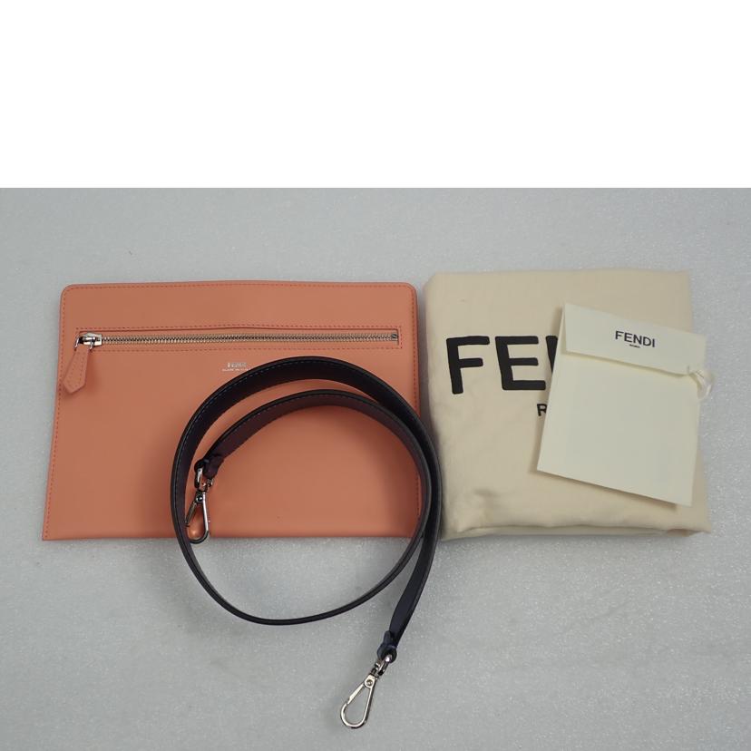 ＦＥＮＤＩ フェンディ/ＦＥＮＤＩ　　ドットコム　レザー　ブルー　　２ｗａｙショルダー/8BN293//Aランク/62