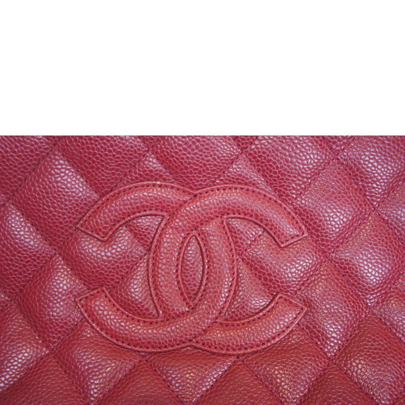 ＣＨＡＮＥＬ シャネル/キャビアスキンチェーントートマトラッセココマークレッド//640****/ABランク/92