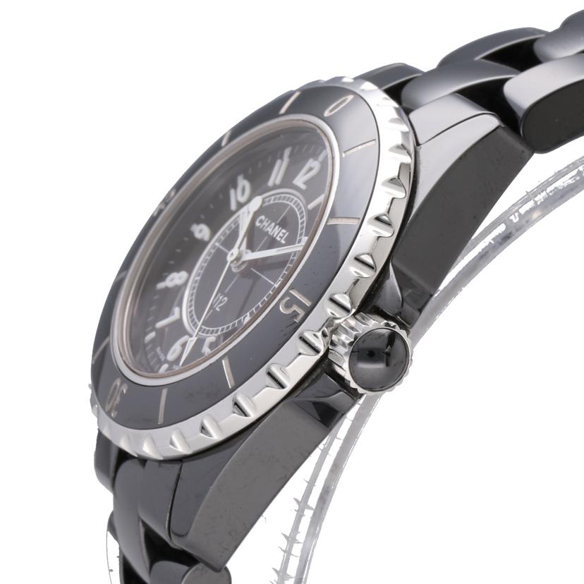 ＣＨＡＮＥＬ シャネル/Ｊ１２　ブラックセラミック　デイト／クォーツ/H0682//L.C.77856/Bランク/75