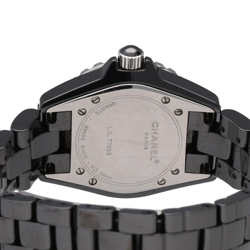 ＣＨＡＮＥＬ シャネル/Ｊ１２　ブラックセラミック　デイト／クォーツ/H0682//L.C.77856/Bランク/75