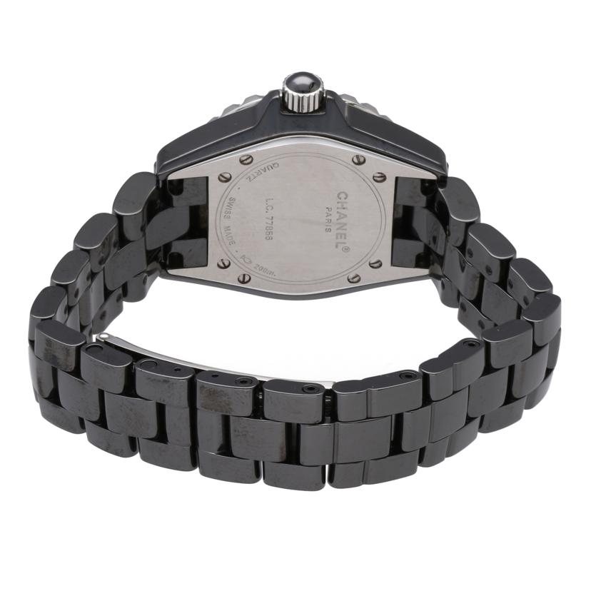 ＣＨＡＮＥＬ シャネル/Ｊ１２　ブラックセラミック　デイト／クォーツ/H0682//L.C.77856/Bランク/75