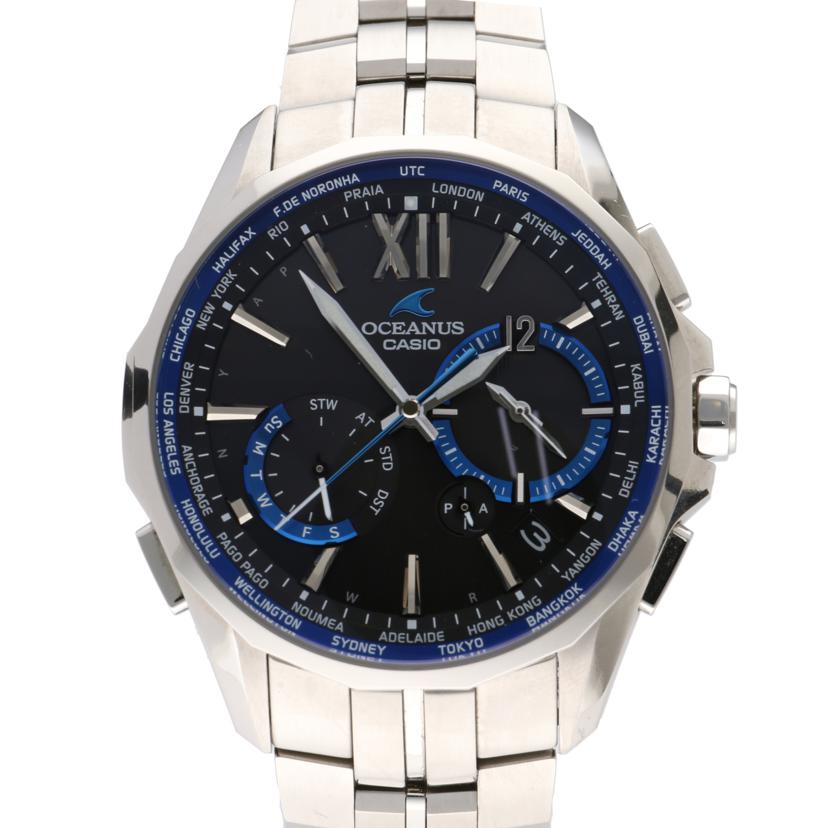 ＣＡＳＩＯ カシオ/ＯＣＥＡＮＵＳ　Ｍａｎｔａ／ＳＳ／タフソーラー/OCW-S3400-1AJF//ABランク/75