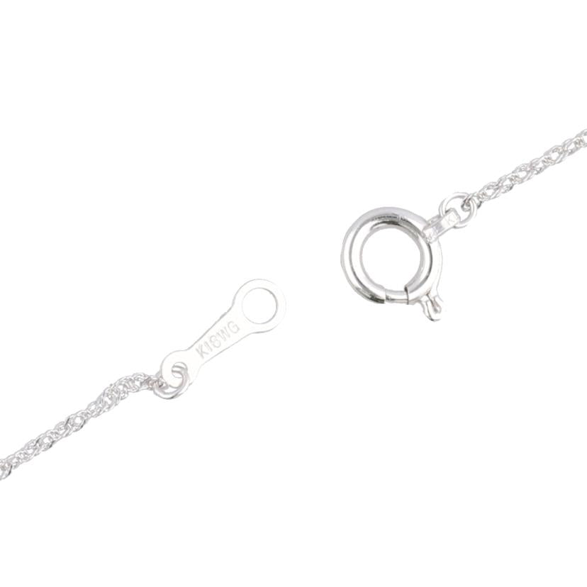 /　Ｋ１８ＷＧダイヤネックレス０．３０ｃｔ//Aランク/75