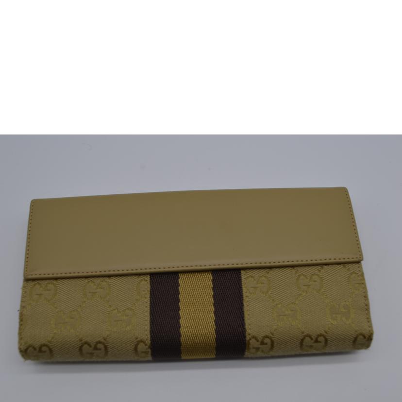 ＧＵＣＣＩ グッチ/ＧＧキャンバスジャッキーレザー長財布/213313//154**/ABランク/89