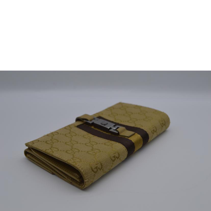 ＧＵＣＣＩ グッチ/ＧＧキャンバスジャッキーレザー長財布/213313//154**/ABランク/89