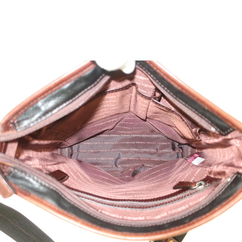 FUJITAKA フジタカ/レザーショルダーバッグ メンズ 斜メ掛ケ//ABランク/65