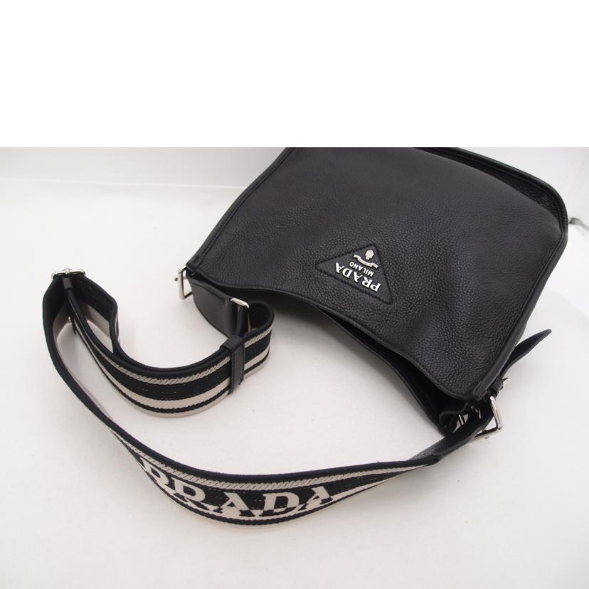 ＰＲＡＤＡ プラダ　ショルダーバッグ　肩掛け　斜め掛け　黒　レディース　メンズ/ヴィッテロダイノショルダー／ブラック/1BC073//31/Aランク/69