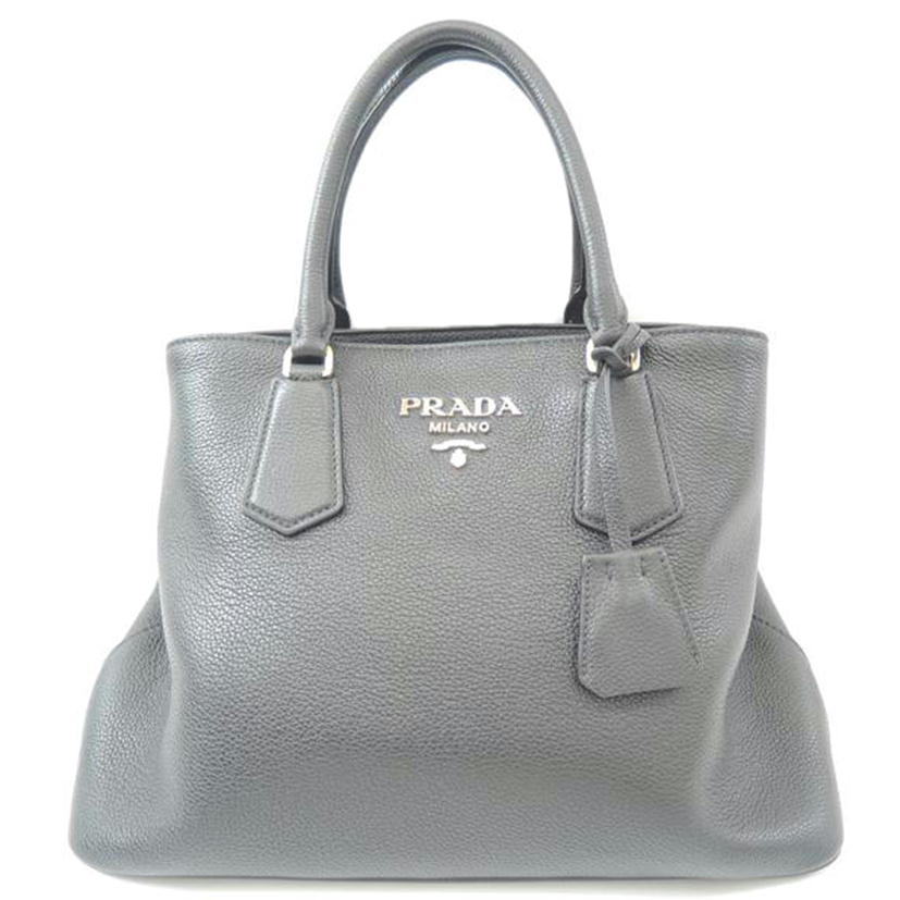 ＰＲＡＤＡ　 プラダ/グレージュレザー２Ｗａｙハンド/1BA239//203/Aランク/06