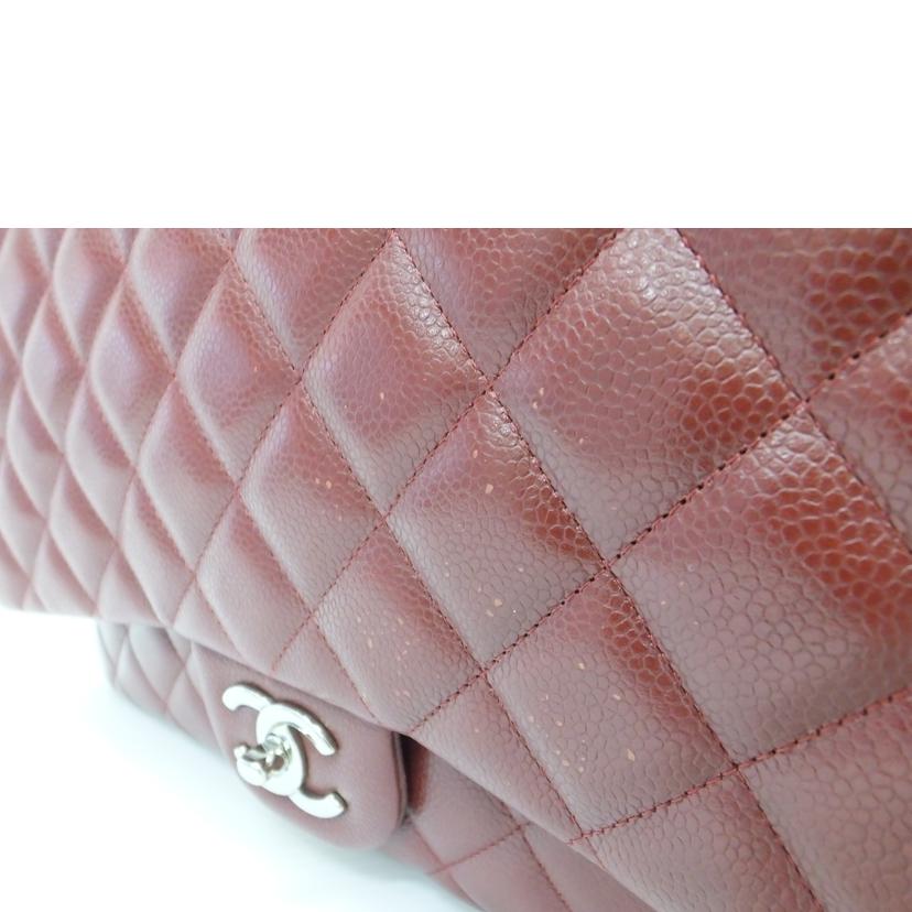 ＣＨＡＮＥＬ シャネル/デカマトラッセ３４ダブルフラップチェーンショルダー／キャビアスキン/A58601//155*****/Bランク/88