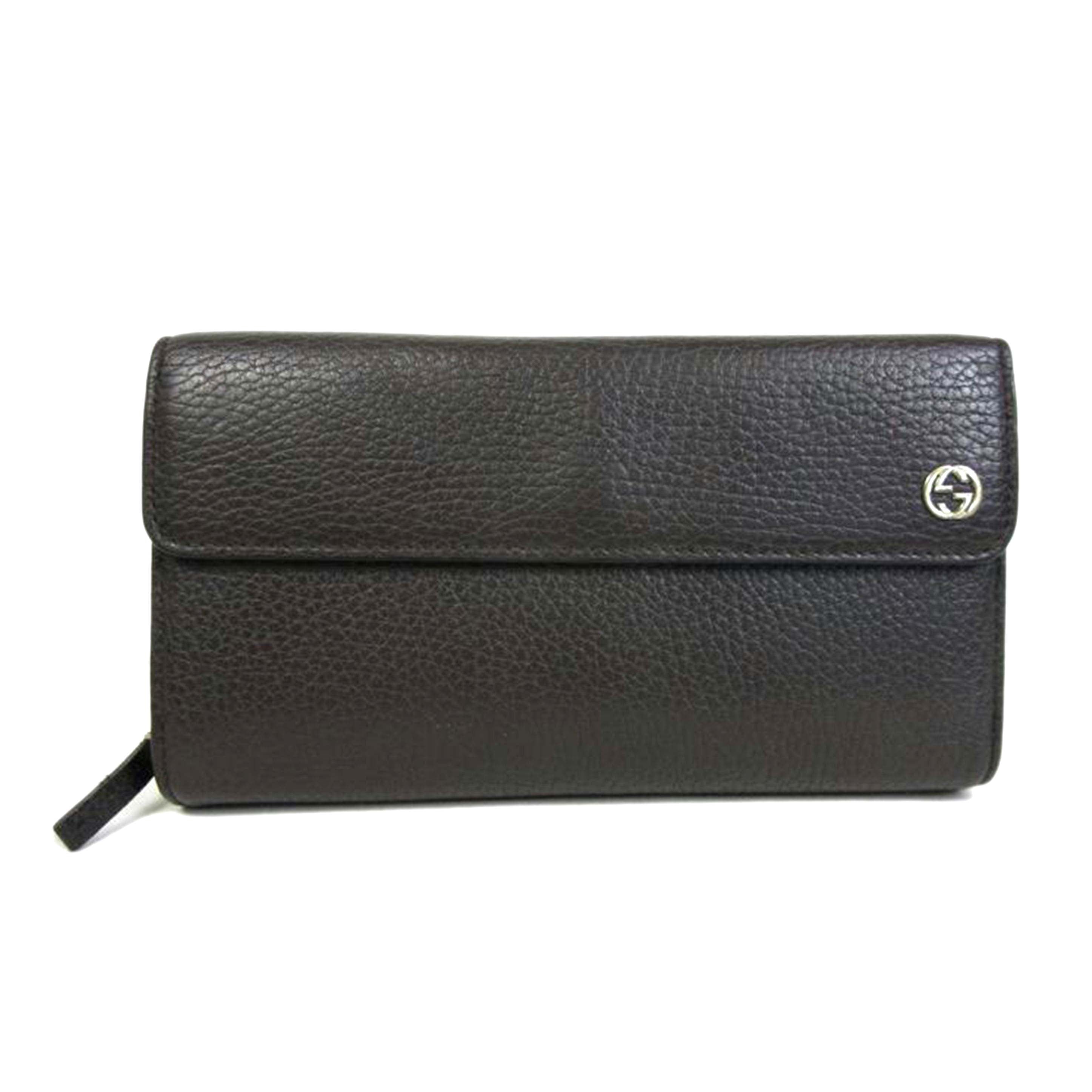 ＧＵＣＣＩ グッチ/インターロッキングＧ　三つ折ラウンドジップ財布/449397//11417/Bランク/70