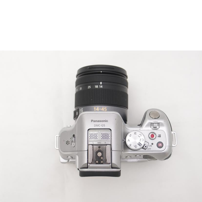 N*a様 Panasonic DMC-G5ミラーレスカメラ　シルバー パナソニック、EVFを使う新スタイルAFを搭載した「LUMIX DMC-G5