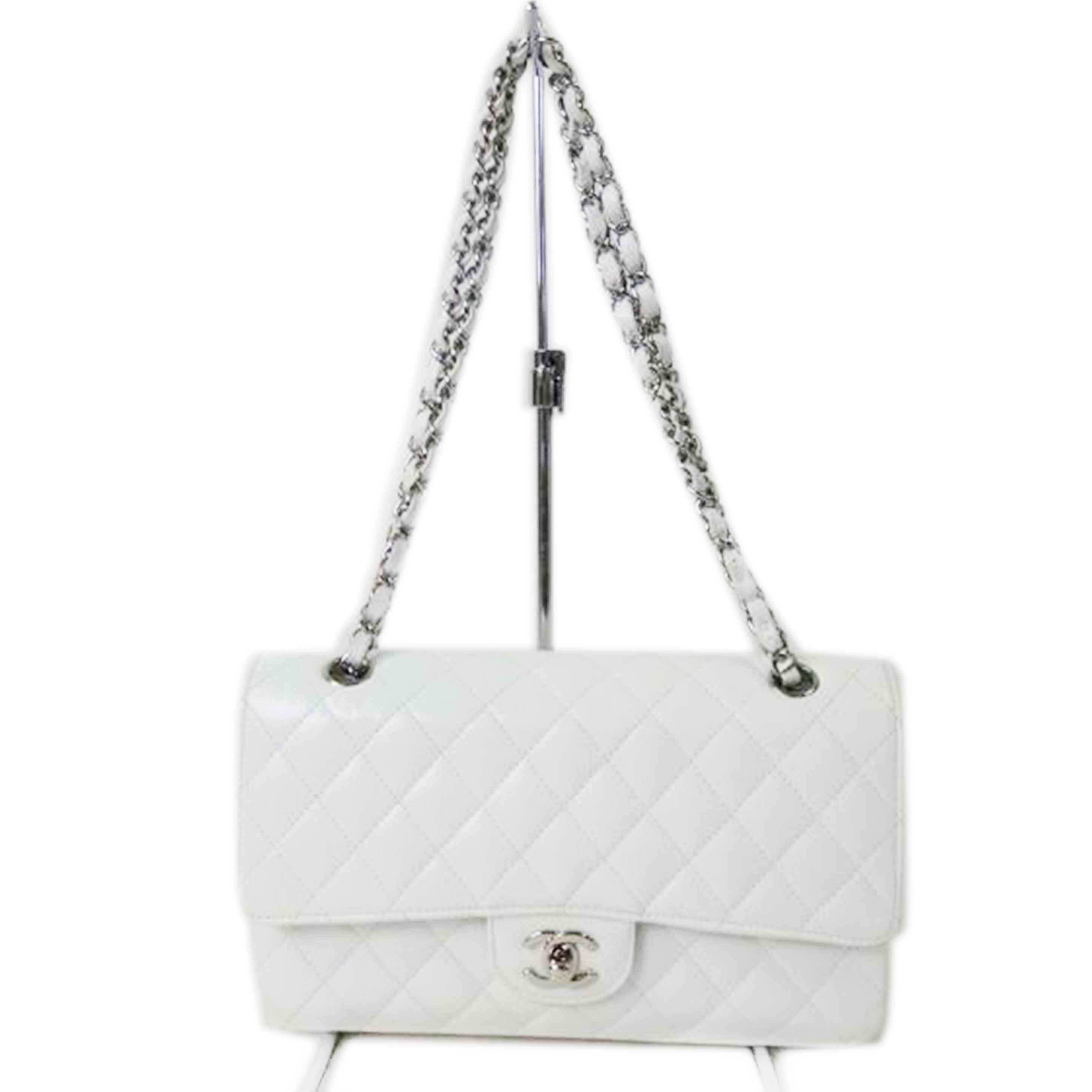 ＣＨＡＮＥＬ シャネル/マトラッセ２５／ダブルフラップ／キャビアスキン／白／シルバー金具//107*****/Aランク/84