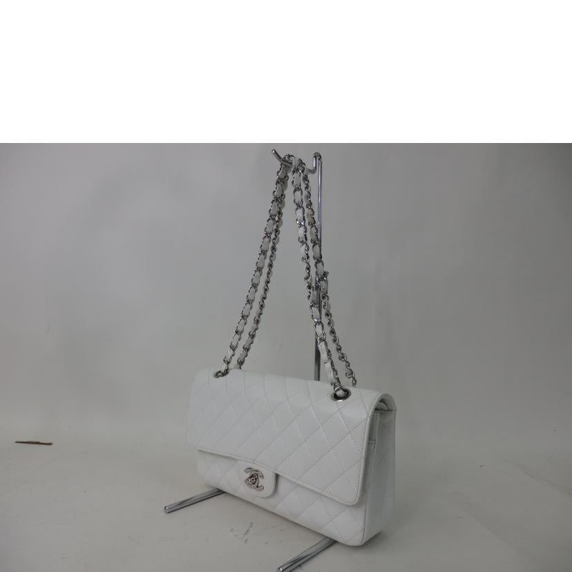 ＣＨＡＮＥＬ シャネル/マトラッセ２５／ダブルフラップ／キャビアスキン／白／シルバー金具//107*****/Aランク/84