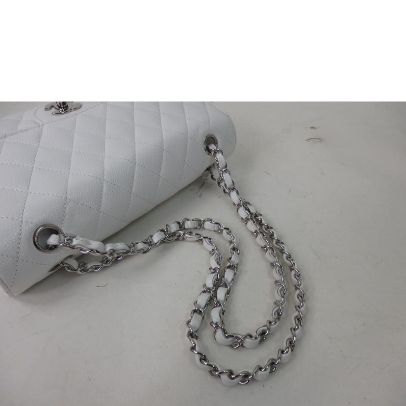 ＣＨＡＮＥＬ シャネル/マトラッセ２５／ダブルフラップ／キャビアスキン／白／シルバー金具//107*****/Aランク/84