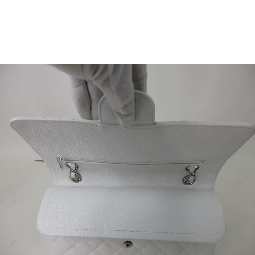 ＣＨＡＮＥＬ シャネル/マトラッセ２５／ダブルフラップ／キャビアスキン／白／シルバー金具//107*****/Aランク/84