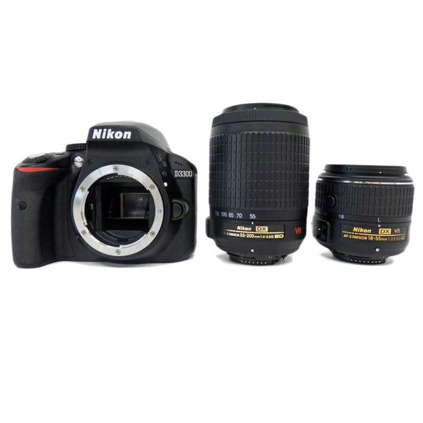 Ｎｉｋｏｎ ニコン/デジタル一眼／Ｄ３３００ダブルズームキット/D3300ﾀﾞﾌﾞﾙｽﾞｰﾑｷｯﾄ//2121858/Aランク/67