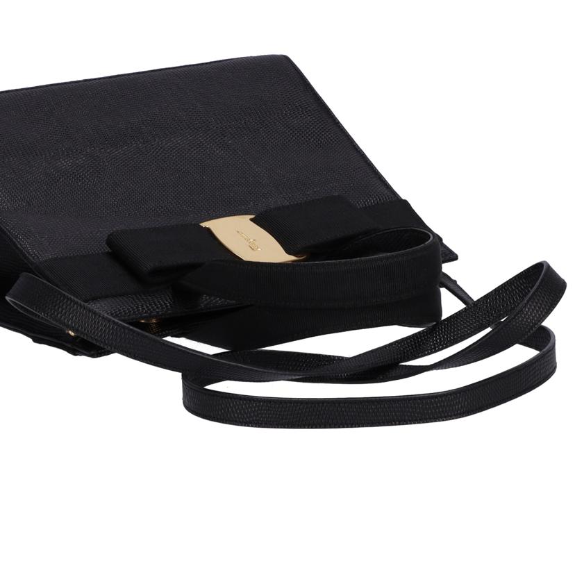 Ｓａｌｖａｔｏｒｅ　Ｆｅｒｒａｇａｍｏ サルバトーレ　フェラガモ/ヴァラリボン　リザード型押し２ｗａｙバッグ/AF-21 4178//Bランク/75