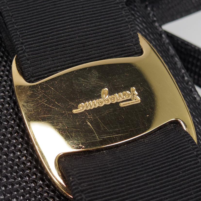 Ｓａｌｖａｔｏｒｅ　Ｆｅｒｒａｇａｍｏ サルバトーレ　フェラガモ/ヴァラリボン　リザード型押し２ｗａｙバッグ/AF-21 4178//Bランク/75