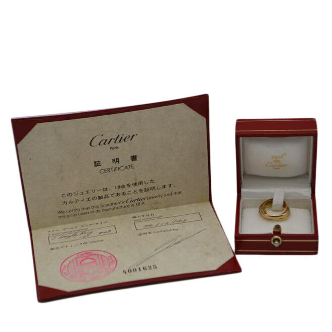 750YGWGPG重量<br>Cartier カルティエ/Cartier トリニティ750 R #8.5 ...
