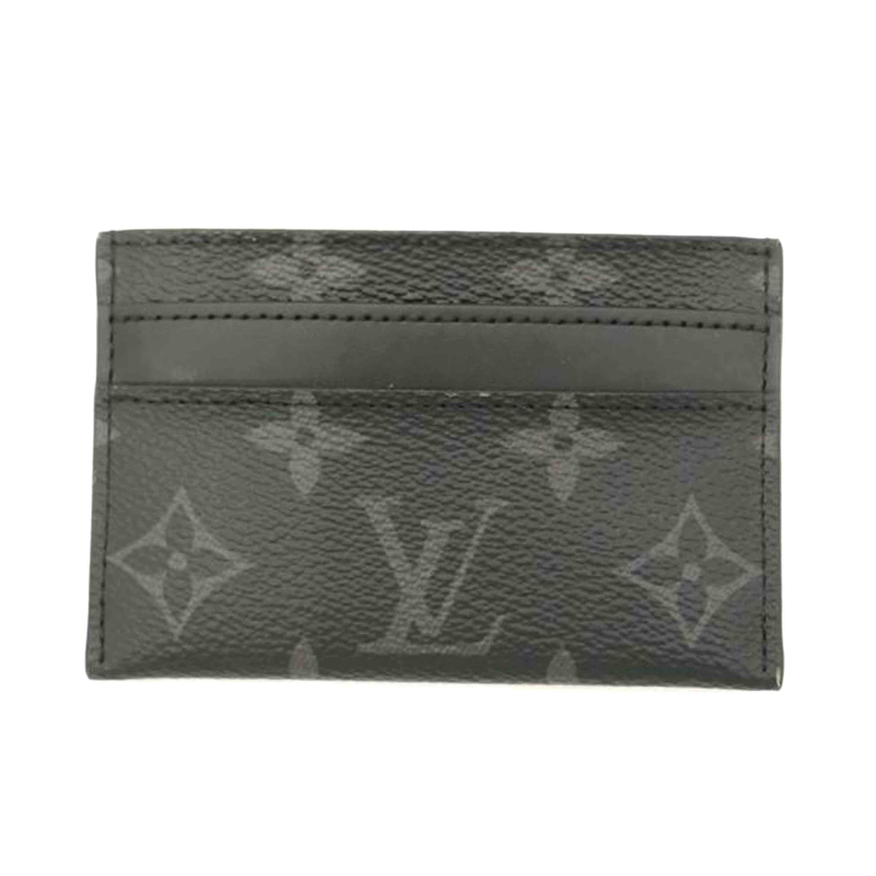 ＬＯＵＩＳ　ＶＵＩＴＴＯＮ ルイヴィトン　カードケース　パスケース　黒　メンズ　レディース/ポルトカルト・ダブル／モノグラムエクリプス/M62170//TS0***/Aランク/69