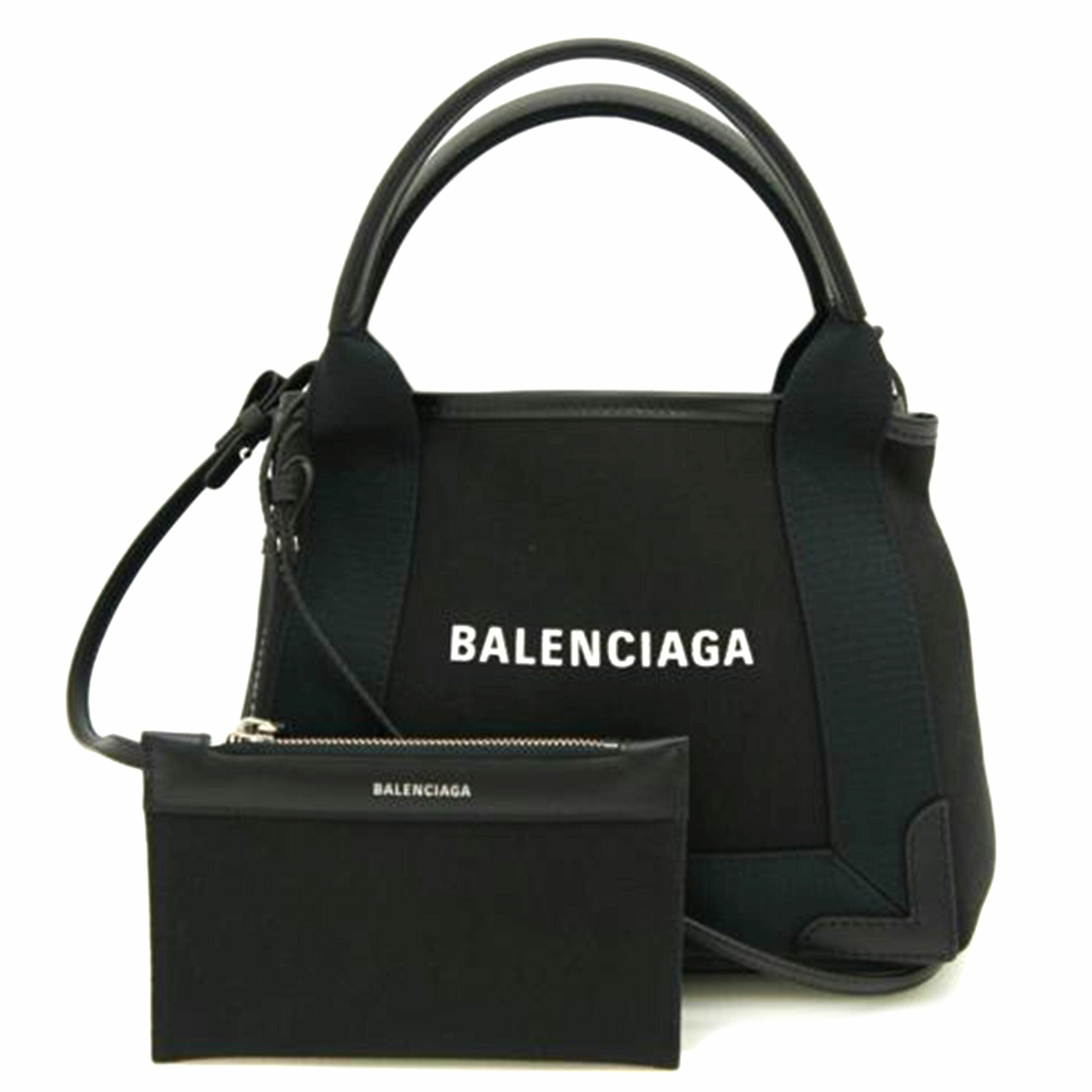 ＢＡＬＥＮＣＩＡＧＡ バレンシアガ/ネイビーカバスＸＳキャンバストート　/390346//523147/Aランク/75