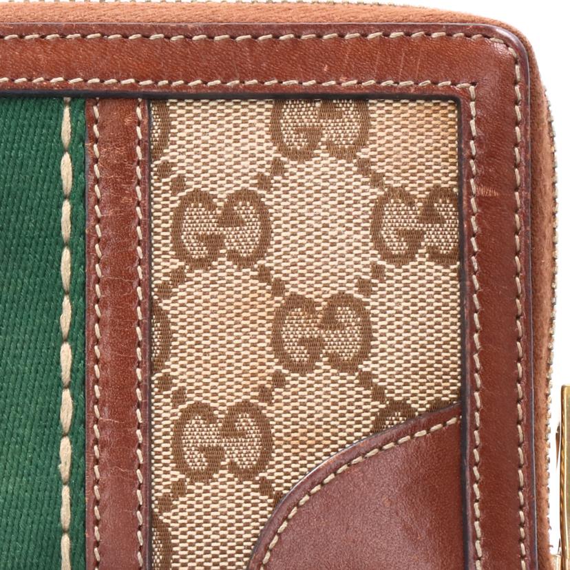 ＧＵＣＣＩ グッチ/ｂｅｅ　シェリーラインＧＧキャンバス長財布/406754//203***/Bランク/75